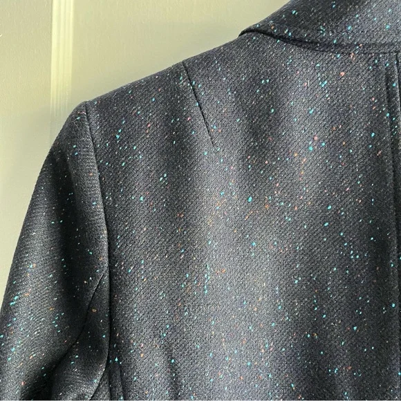 Banana Republic Speckled Blue Tweed Blazer - Picture 5 of 9